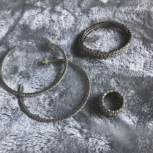 Glam competition jewelry set